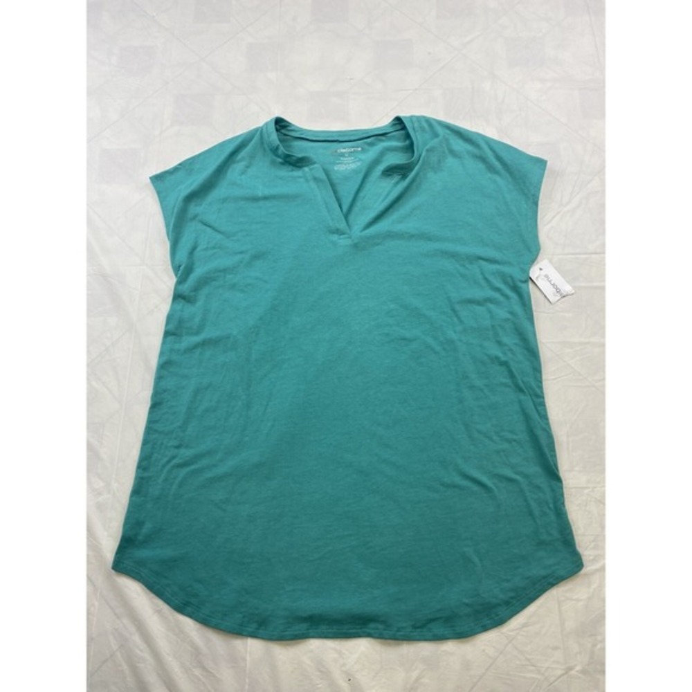 NWT Liz Claiborne Womens Sleeveless V Neck Nightshirt‎ Size Medium M